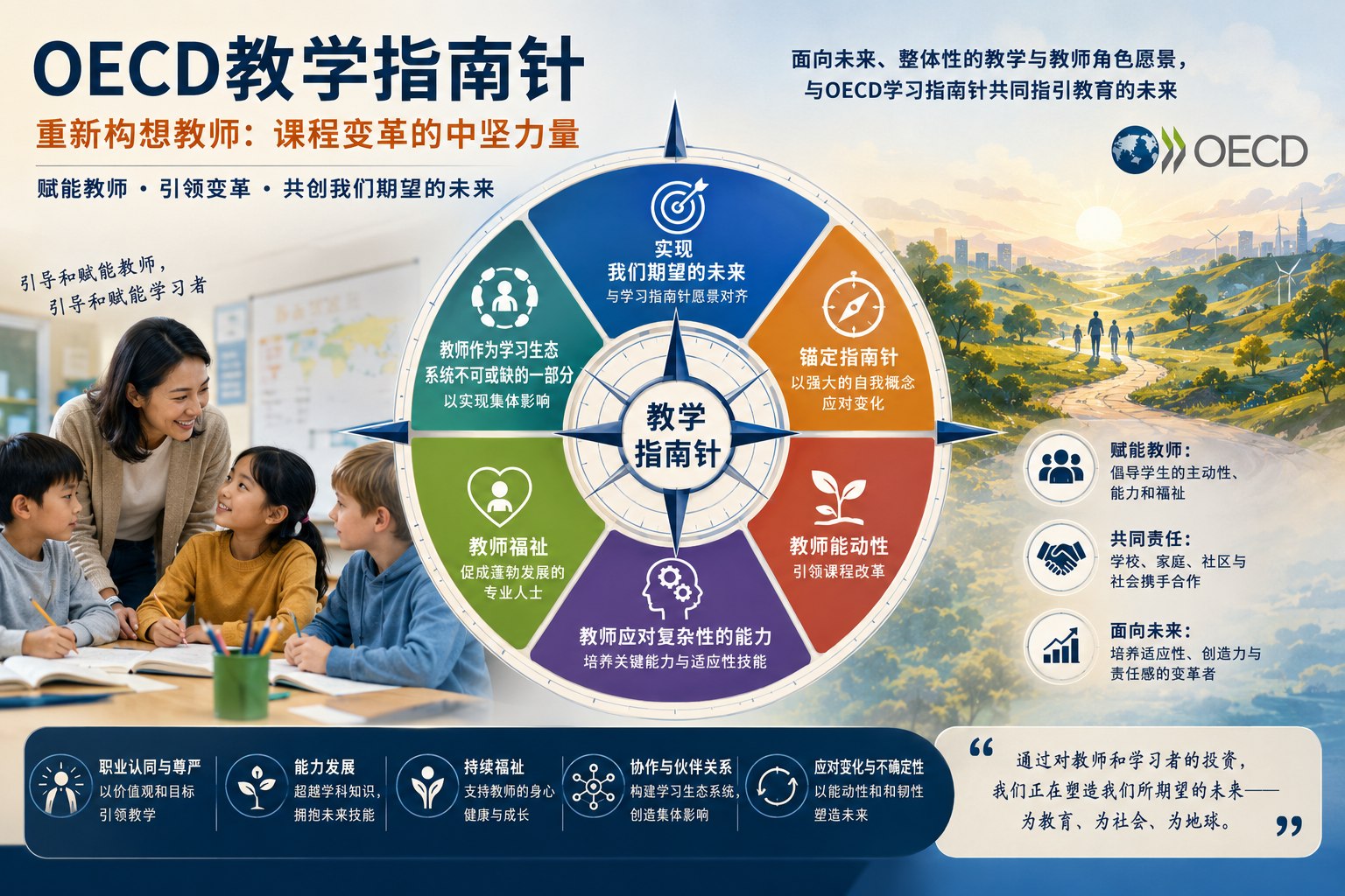 OECD教学指南针：重新构想教师作为课程变革的推动者