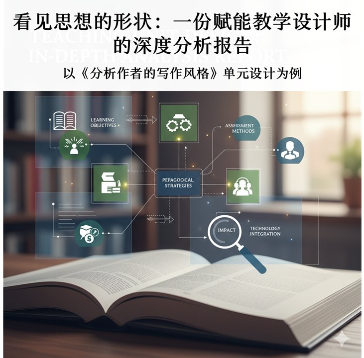 看见思想的形状:一份赋能教学设计师的深度分析报告 - 以《分析作者的写作风格》单元设计为例