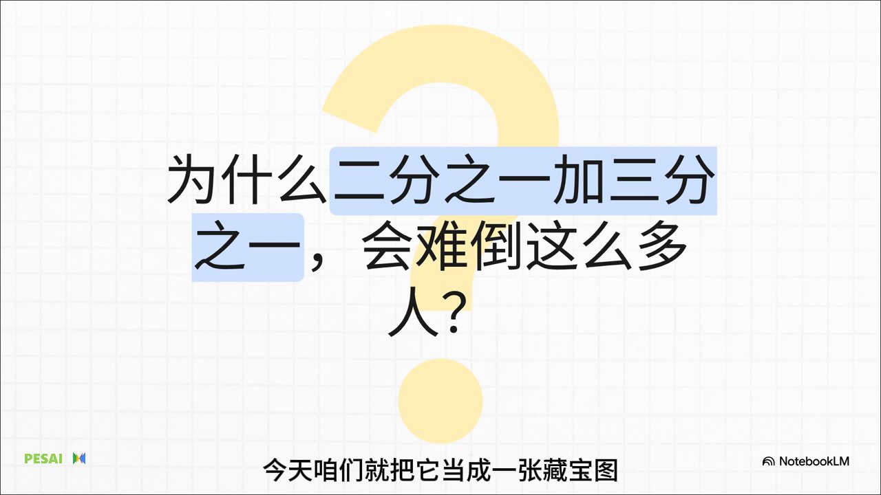 分数大挑战：一份理解力的蓝图 视频 1