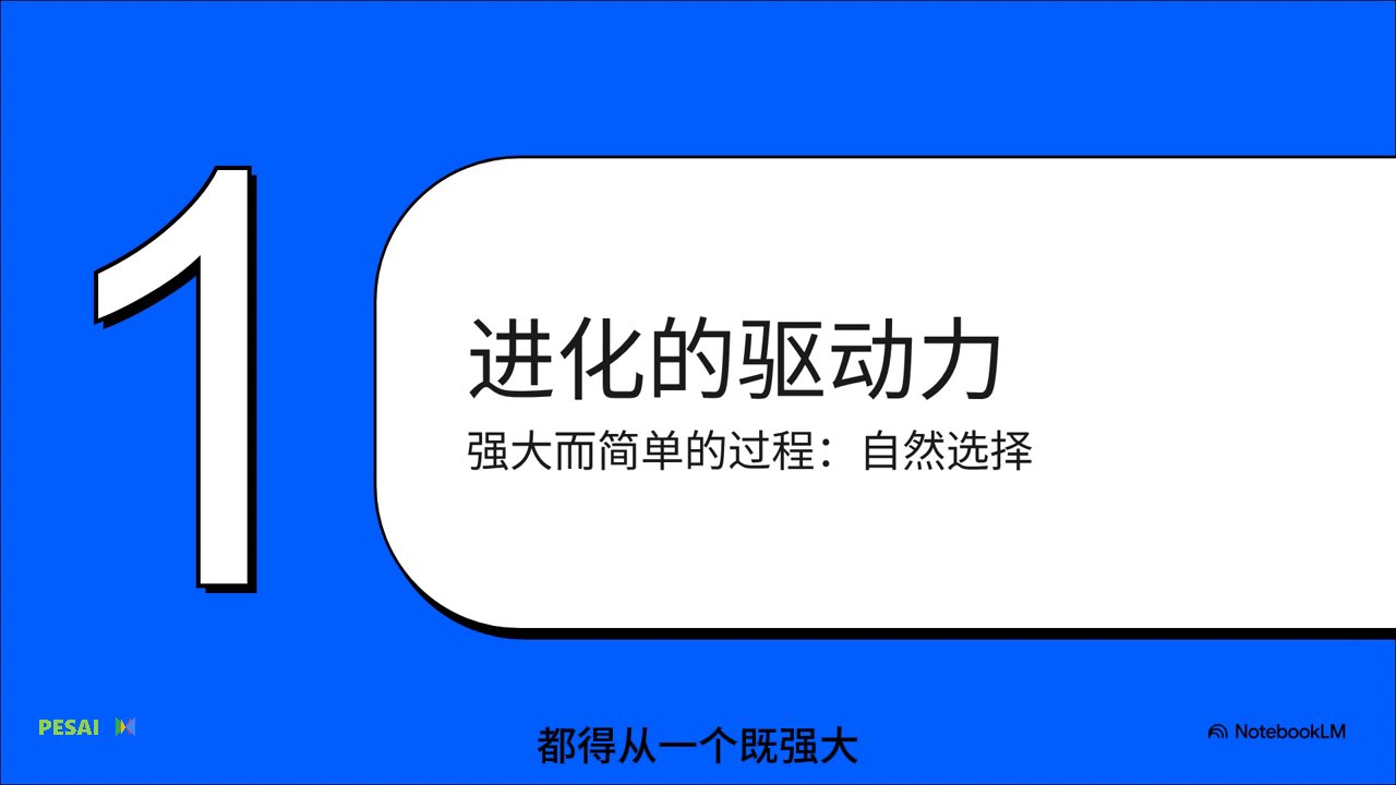 进化：塑造自然界的力量 视频 1