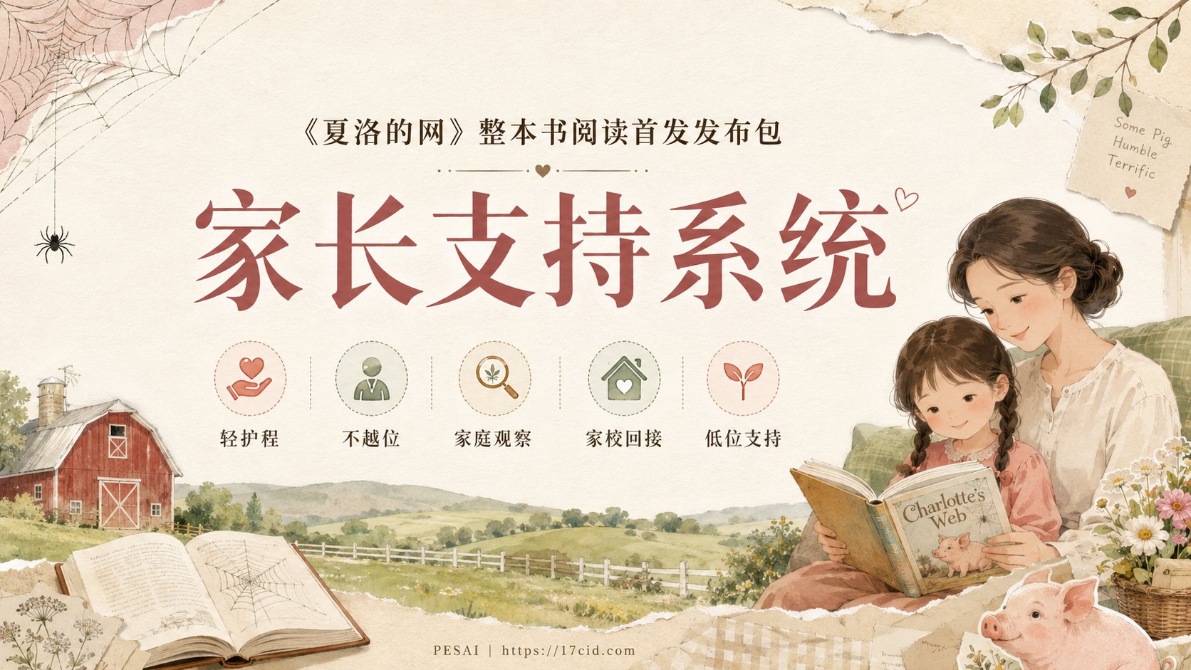 《夏洛的网》整本书阅读家长支持